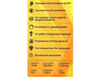 X-Flash XF-BGD-E27-16W-3K-220V (E27, 1310 люмен, 3000К, 16Вт,100-260В, 219г) 43569 