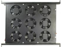 NT FAN 9 B Модуль вентиляторный 19 , чёрный 1U, 9 вентиляторов