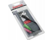 Hama 54573  Кабель-переходник 4-pin Jack3.5-M -- 2Jack3.5-F