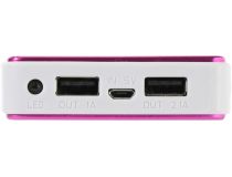 Внешний аккумулятор KS-is Power Bank KS-245 Red (2xUSB 2.1A, 13800mAh, 3 адаптера, фонарь, Li-lon)