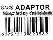 VCOM CA805 Переходник miniDisplayPort (M) -  DisplayPort (F)