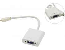 VCOM CG593  кабель-адаптер microHDMI(M) -- VGA(15F)