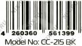 Сумка Continent CC-215 BK (нейлон, чёрная, 15.6 )