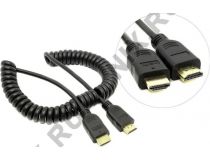 Greenconnection GC-HMMIC01-3m Кабель HDMI to HDMI (19M -19M) 3м ver1.4, спиральный
