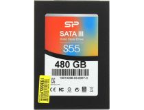 SSD 480 Gb SATA 6Gb/s Silicon Power Slim S55  SP480GBSS3S55S25  2.5  TLC
