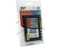 SSD 480 Gb SATA 6Gb/s Silicon Power Slim S55  SP480GBSS3S55S25  2.5  TLC