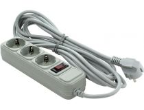 Сетевой фильтр ExeGate SP-3-5G Gray  5м ( 3 розетки ) EX221183RUS 