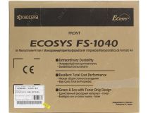 Kyocera Ecosys FS-1040 (A4, 20 стр/мин, 32Mb, USB2.0)