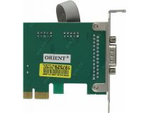 Orient XWT-PE2SLP (OEM) PCI-Ex1, 2xCOM9M, Low Profile