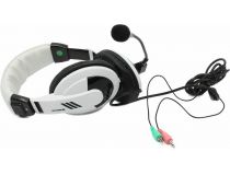 Наушники с микрофоном Defender Gryphon HN-750 White (шнур 2м, с регулятором громкости)  63747 