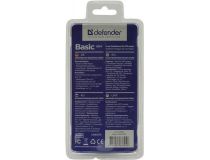 Наушники Defender Basic-604 Red (шнур 1.1м) 63605 