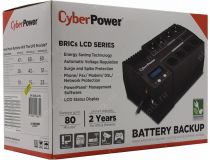 UPS 1200VA CyberPower BRICs LCD BR1200ELCD защита телефонной линии/RJ45,USB,+USB для зарядки мобильных устройств