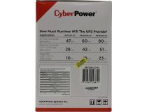UPS 1200VA CyberPower BRICs LCD BR1200ELCD защита телефонной линии/RJ45,USB,+USB для зарядки мобильных устройств