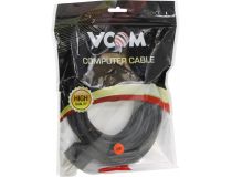 VCOM CE021-CU0.75-5м Кабель компьютер - розетка 220V 5м Европейский стандарт, Г-образный