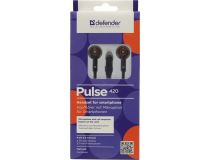 Наушники с микрофоном Defender Pulse-420 Red (шнур 1.2м) 63424 