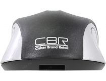 CBR Wireless Optical Mouse CM-404 Silver (RTL) USB 3but+Roll, беспроводная