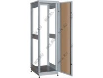 NT PRACTIC 2 MG47-812 G Шкаф 19” напольный 47U 800х1200 , дверь со стеклом, серый (3ч)