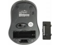 OKLICK Wireless Optical Mouse 435MW  Black&Grey (RTL) USB 4btn+Roll 945812 