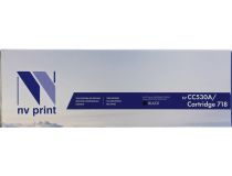 Картридж NV-Print аналог CC530A/Cartridge718 Black для HP ColorLaserJet CP2025/CM2320mfp,Canon LBP-7200C,MF8330
