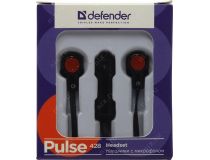 Наушники с микрофоном Defender Pulse-428 (шнур 1.2м) 63428 
