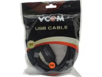 VCOM  CU827-5м Кабель удлинительный активный USB 3.0-repeater A-- A 5м