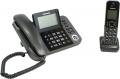 Panasonic KX-TGF310RUM Black проводной телефон+р/телефон (трубка с ЖК диспл.,DECT)