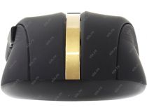 OKLICK Wireless Optical Mouse 495MW  Black&Gold  (RTL) USB 6btn+Roll 998168 