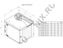NT WALLBOX IP55 9-66 B Шкаф 19 настенный, пылевлагозащищенный,чёрный, 9U 600*660, дверь цельнометалл.