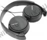 Наушники с микрофоном SONY MDR-ZX110AP Black (шнур 1.2м)