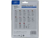 Deepcool DP-FLED-WB120 Wind Blade 120 (3пин, 120x120x25мм, 26дБ, 1300об/мин)