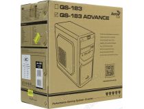 Minitower Aerocool Qs-183 Advance Black  MicroATX без БП