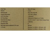 Minitower Aerocool Qs-183 Advance Black  MicroATX без БП