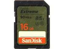 SanDisk Extreme SDSDXNE-016G-GNCIN SDHC Memory Card 16Gb UHS-I U3
