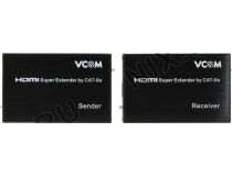 VCOM DD471 HDMI Extender (HDMI 19F- RJ45 - HDMI 19F, до 60м) +2б.п.