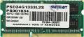 Patriot PSD34G1333L2S DDR3 SODIMM 4Gb PC3-10600  CL9 (for NoteBook)