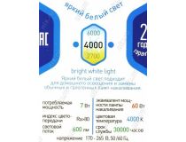 ЭРА (smd) P45-7w-840-E14 (E14, 600 люмен, 4000К, 7Вт, 170-265В)
