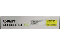2Gb PCI-Ex8 DDR3 Palit  GeForce GT710 (RTL) D-Sub+DVI+HDMI