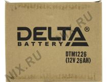 Аккумулятор Delta DTM 1226 (12V, 26Ah) для UPS