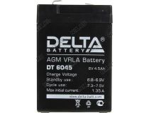 Аккумулятор Delta DT 6045 (6V, 4.5Ah) для слаботочных систем