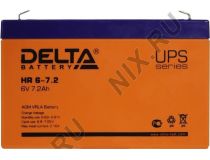 Аккумулятор Delta HR 6-7.2 (6V, 7.2Ah) для UPS