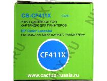 Картридж Cactus CS-CF411X Cyan для HP LJ M452/477