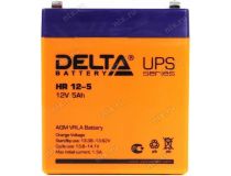 Аккумулятор Delta HR 12-5 (12V, 5Ah) для UPS