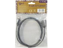 Кабель-переходник USB 3.0 AF --  USB-C M 1м