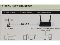 TP-LINK Archer MR200 Wireless Dual-Band 4G LTE Router(3UTP 100Mbps,1WAN, 802.11a/b/g/n/ac,SIM slot)