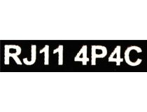 Коннектор телефонный 4P4C (упаковка 100шт)