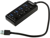 Orico W9PH4(-U3)-BK 4-Port USB3.0 Hub с выключателями