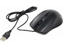 OKLICK Keyboard & Optical Mouse 600M Black (Кл-ра, USB,+Мышь 3кн, Roll, USB) 337142 