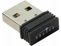 OKLICK Wireless Keyboard & Optical Mouse 280M Black (Кл-ра, USB,FM+Мышь 6кн, Roll, USB, FM) 337456 