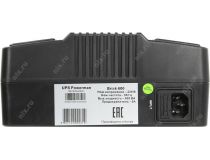 UPS 600VA PowerMAN Brick 600, 6 евро розеток, защита телефонной линии/RJ45