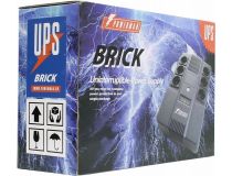 UPS 600VA PowerMAN Brick 600, 6 евро розеток, защита телефонной линии/RJ45